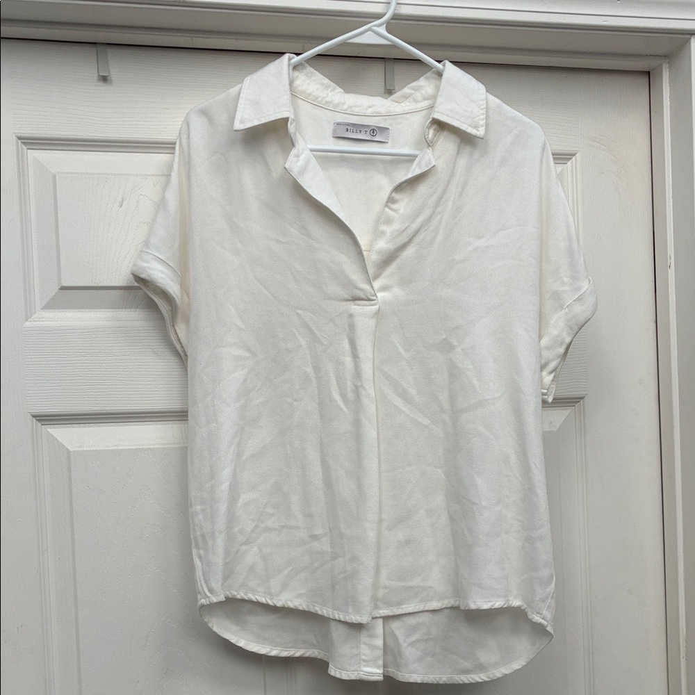 Classic White Button Down Shirt